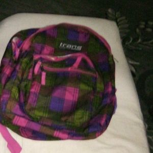 Ladies Trans Back Pack Bag